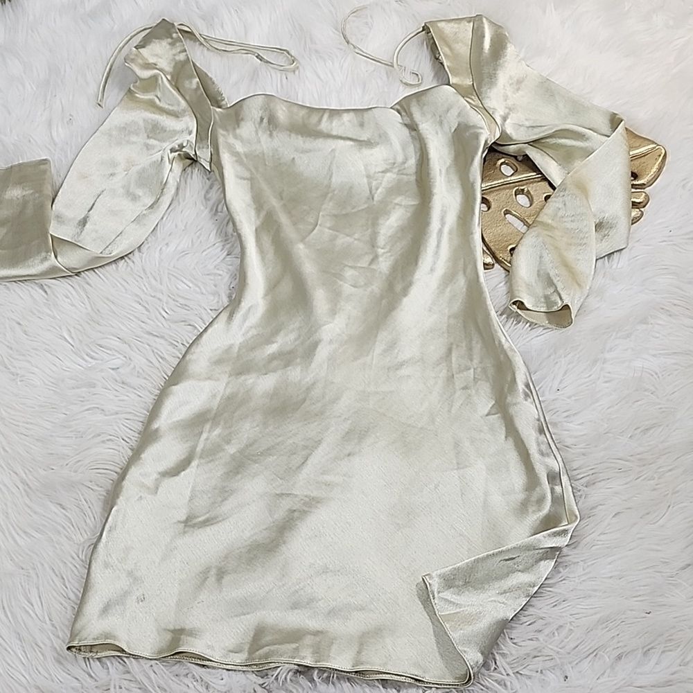 ASOS Size 4 Silky Satin look Mini Dress